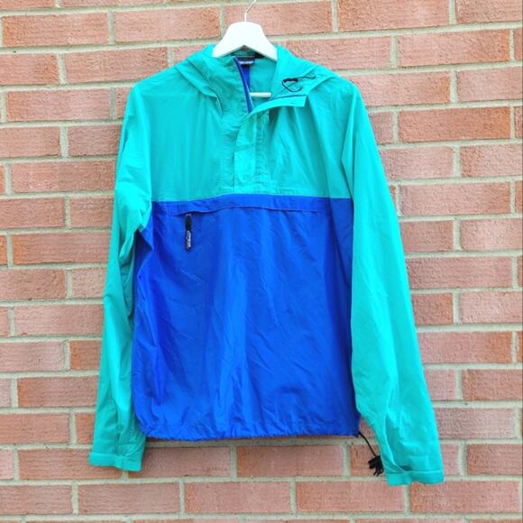 Patagonia Unisex Pneumatic Pullover Vintage Small Teal Blue - Picture 1 of 13